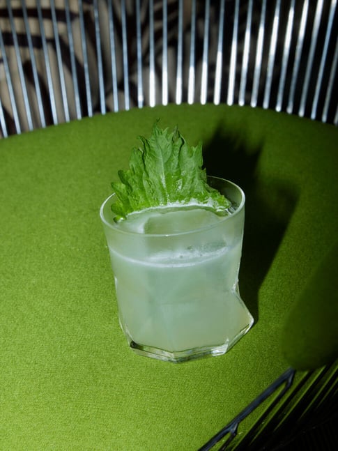 Cocktail with garnish - Moonlight Atlanta